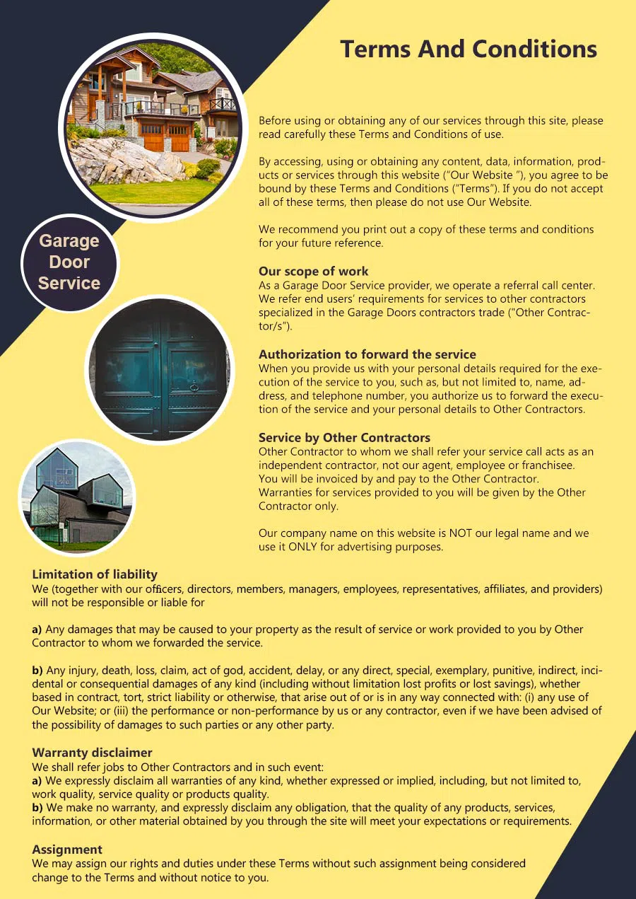 Elite Garage Door Service Minneapolis, MN 612-615-7140 - terms6